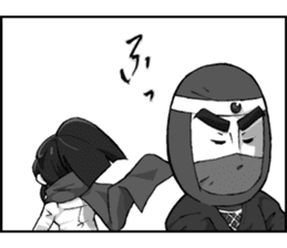 Ninja girl "Surume-chan" sticker #11734794