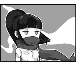 Ninja girl "Surume-chan" sticker #11734800