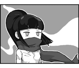 Ninja girl "Surume-chan" sticker #11734800