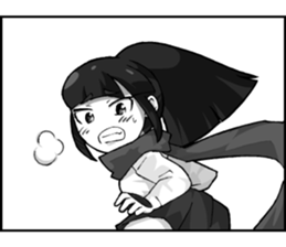 Ninja girl "Surume-chan" sticker #11734801