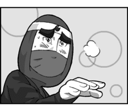 Ninja girl "Surume-chan" sticker #11734802