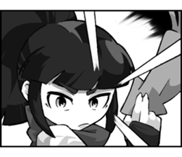 Ninja girl "Surume-chan" sticker #11734804