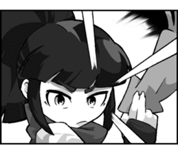 Ninja girl "Surume-chan" sticker #11734804