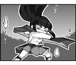 Ninja girl "Surume-chan" sticker #11734807