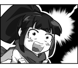 Ninja girl "Surume-chan" sticker #11734809