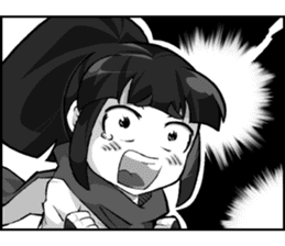 Ninja girl "Surume-chan" sticker #11734809
