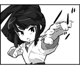 Ninja girl "Surume-chan" sticker #11734820