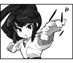 Ninja girl "Surume-chan" sticker #11734820