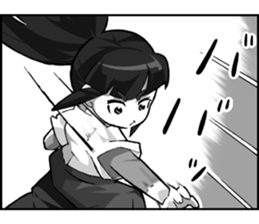 Ninja girl "Surume-chan" sticker #11734822