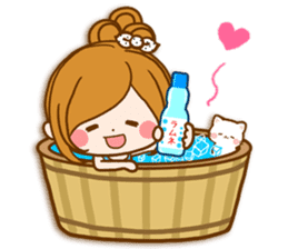 Leisurely a girlfriend 20 Happy summer sticker #11734852