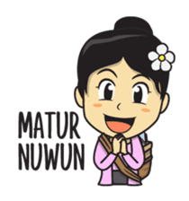 Mbak Ayu (Javanese) sticker #11735516