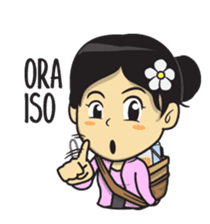 Mbak Ayu (Javanese) sticker #11735521