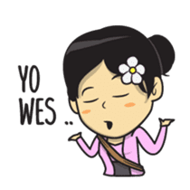 Mbak Ayu (Javanese) sticker #11735538