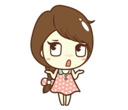 Aileen sweet girl. sticker #11736196