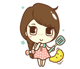 Aileen sweet girl. sticker #11736197