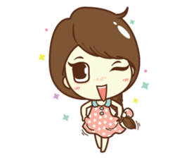 Aileen sweet girl. sticker #11736198