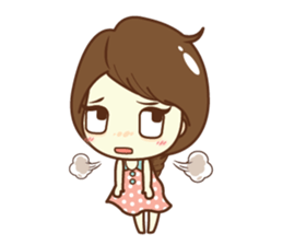 Aileen sweet girl. sticker #11736199