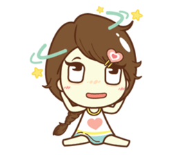 Aileen sweet girl. sticker #11736201