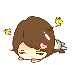 Aileen sweet girl. sticker #11736203