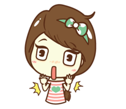 Aileen sweet girl. sticker #11736204