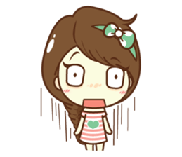 Aileen sweet girl. sticker #11736206