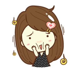 Aileen sweet girl. sticker #11736209