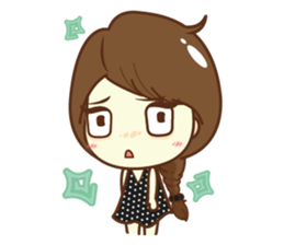 Aileen sweet girl. sticker #11736210