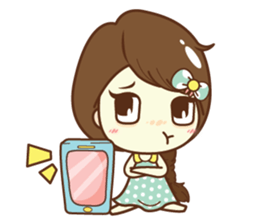 Aileen sweet girl. sticker #11736212