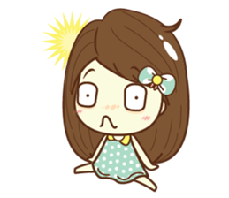 Aileen sweet girl. sticker #11736215