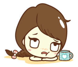 Aileen sweet girl. sticker #11736217