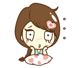 Aileen sweet girl. sticker #11736222