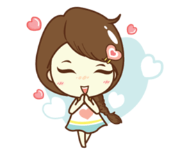 Aileen sweet girl. sticker #11736225