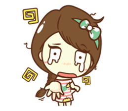 Aileen sweet girl. sticker #11736228