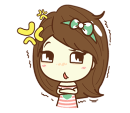 Aileen sweet girl. sticker #11736229