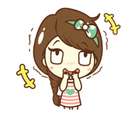 Aileen sweet girl. sticker #11736230