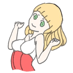 girl in red and white