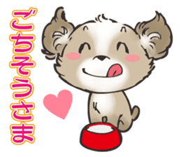 Lovely Puppy Stickers sticker #11737789