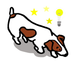 Funny dog & friends (JRT & Other Dogs) sticker #11737971