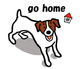 Funny dog & friends (JRT & Other Dogs) sticker #11737989