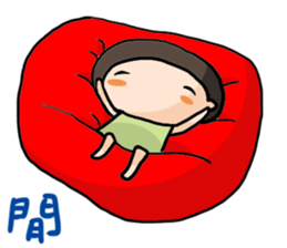 Relax with Mushroom sticker #11738097