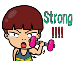 Gao lat hua toh sticker #11738673