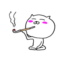 Satori cat sticker #11739227