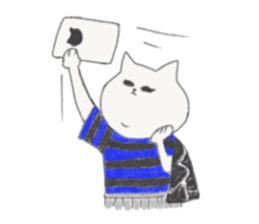 CityGirlCat in Paris sticker #11740075