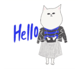 CityGirlCat in Paris sticker #11740076