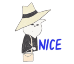 CityGirlCat in Paris sticker #11740077