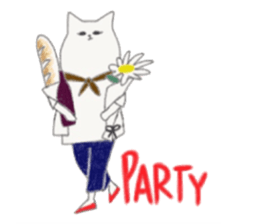 CityGirlCat in Paris sticker #11740085