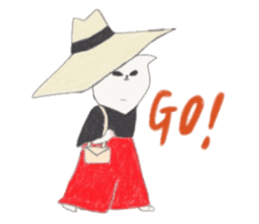 CityGirlCat in Paris sticker #11740087