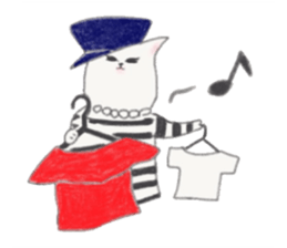 CityGirlCat in Paris sticker #11740088