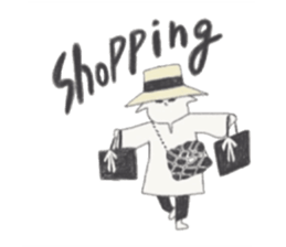 CityGirlCat in Paris sticker #11740095