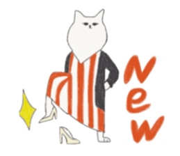 CityGirlCat in Paris sticker #11740096